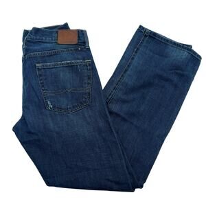 Lucky Brand 221 Original Straight Jeans Woman’s 31x32 Intentionally Distressed